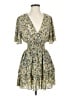 Zara Paisley Green Cocktail Dress Size XS - photo 1
