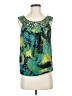 Odille Green Sleeveless Blouse Size 0 - photo 1