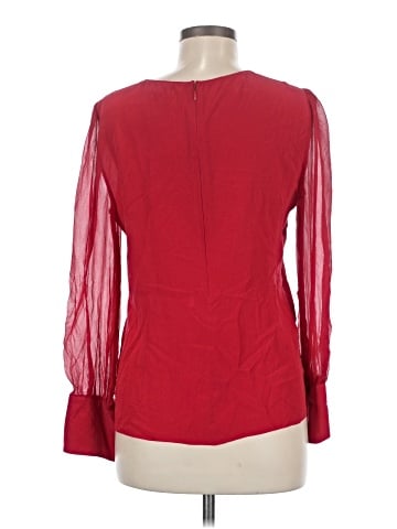 Antonio Melani Long Sleeve Silk Top (view 2)