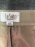 Le Suit 100% Polyester Tan Dress Pants Size 24 - photo 4