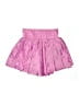 Glam 100% Polyester Solid Pink Shorts Size M - photo 2