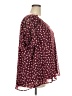 Lane Bryant 100% Polyester Burgundy Short Sleeve Blouse Size 20 - photo 4