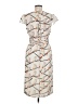 ERIN Erin Fetherston 100% Polyester Print Gray Cocktail Dress Size 6 - photo 2