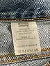 Levi's 100% Cotton Blue Denim Shorts Size 16 - photo 3