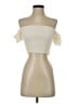 Reformation Ivory Short Sleeve Top Size S - photo 1