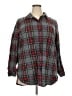 L.L.Bean 100% Cotton Plaid Gray 3/4 Sleeve Button-Down Shirt Size 2X - photo 1