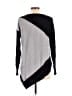 Joan Vass Color Block Gray Pullover Sweater Size L - photo 2