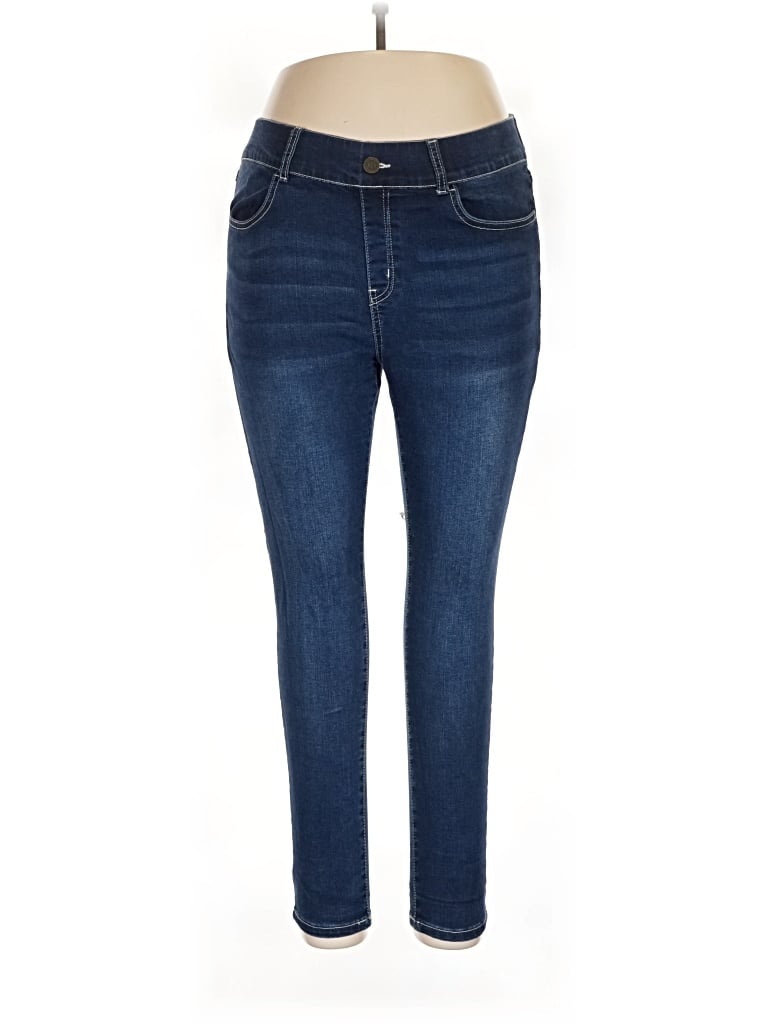 Pre-owned Betabrand Jeggings In Blue