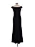Xscape Solid Black Cocktail Dress Size 10 - photo 2