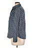 Talbots Polka Dots Blue Long Sleeve Button-Down Shirt Size 16 - photo 5