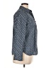 Talbots Polka Dots Blue Long Sleeve Button-Down Shirt Size 16 - photo 4