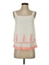 Pookie & Sebastian 100% Polyester Ivory Tank Top Size S - photo 1