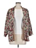 Cha Cha Vente 100% Polyester Tan Gray Kimono Size M - photo 1