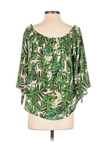 Rosette 3/4 Sleeve Blouse (view 2)