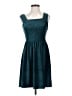 Good Luck Gem Solid Teal Casual Dress Size S - photo 1