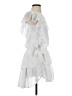Koch 100% Polyester White Casual Dress Size S - photo 4