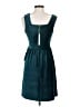 Good Luck Gem Solid Teal Casual Dress Size S - photo 2