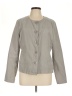 Liz Claiborne 100% Polyester Solid Gray Jacket Size L - photo 1