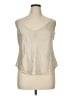 Reformation 100% Silk Tan Sleeveless Silk Top Size XL - photo 1