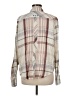 Free People Plaid Ivory Long Sleeve Button-Down Shirt Size M - photo 2