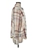 Free People Plaid Ivory Long Sleeve Button-Down Shirt Size M - photo 4