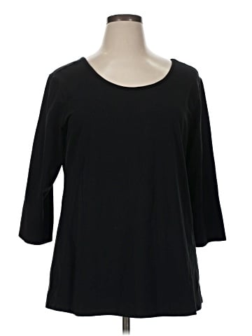 Attitudes by Renee 3/4 Sleeve T-Shirt (view 1)