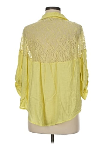 Free People 3/4 Sleeve Button-Down Shirt (view 2)