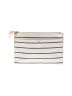 J.Crew 100% Pvc Stripes White Clutch One size - photo 1