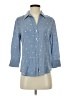 L'Agence 100% Viscose Stars Blue 3/4 Sleeve Button-Down Shirt Size XS (0) - photo 1