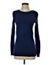 Express Blue Long Sleeve Top Size S - photo 1