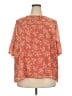 Ava & Viv 100% Polyester Orange Short Sleeve Blouse Size 2X - photo 1