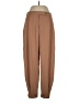 Express 100% Polyester Solid Brown Casual Pants Size S - photo 1