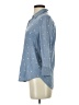 L'Agence 100% Viscose Stars Blue 3/4 Sleeve Button-Down Shirt Size XS (0) - photo 5