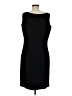 St. John 100% Wool Solid Black Cocktail Dress Size 6 - photo 2