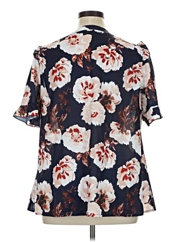 BLOOMCHIC Short Sleeve Blouse (view 2)