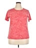 Basic Editions 100% Cotton Tropical Red Short Sleeve T-Shirt Size XXL - photo 1