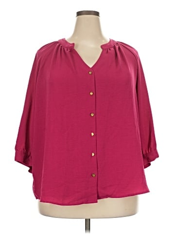 Adrienne Vittadini 3/4 Sleeve Blouse (view 1)