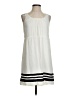 Ann Taylor LOFT 100% Polyester Stripes White Casual Dress Size 0 (petite) - photo 1