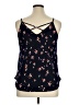 Kaileigh Blue Sleeveless Blouse Size XL - photo 2