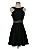 Speechless Solid Black Cocktail Dress Size S - photo 1
