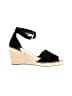 Vince Camuto 100% Leather Black Wedges Size 9 (wide) - photo 1