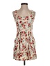 Forever 21 Floral Ivory Casual Dress Size S - photo 1