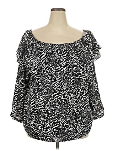 MICHAEL Michael Kors Long Sleeve Blouse (view 1)