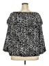 MICHAEL Michael Kors 100% Polyester Black Long Sleeve Blouse Size 2X - photo 2