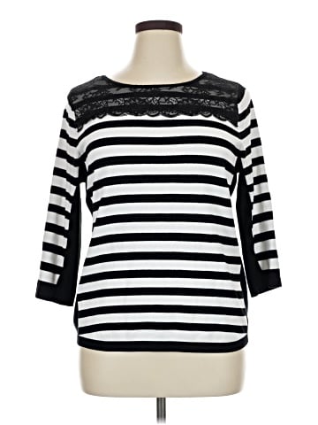 Roz & Ali 3/4 Sleeve Top (view 1)