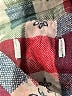 Unbranded Plaid Floral Burgundy Long Sleeve Button-Down Shirt Size S (estimated) - photo 7