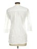 Peppermint Bay White 3/4 Sleeve Button-Down Shirt Size M - photo 2