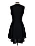 H&M 100% Polyester Solid Black Cocktail Dress Size 12 - photo 2