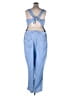 Unique Vintage Solid Blue Jumpsuit Size 5X - photo 2