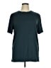 Quince Solid Teal Active T-Shirt Size 0X (estimated) - photo 1